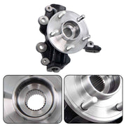 DURAFORCE Front Left Steering Knuckle and Wheel Hub Bearing For Ford Focus Sedan/Hatchback