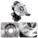 DURAFORCE Front Left Steering Knuckle and Wheel Hub Bearing For Ford Focus Sedan/Hatchback