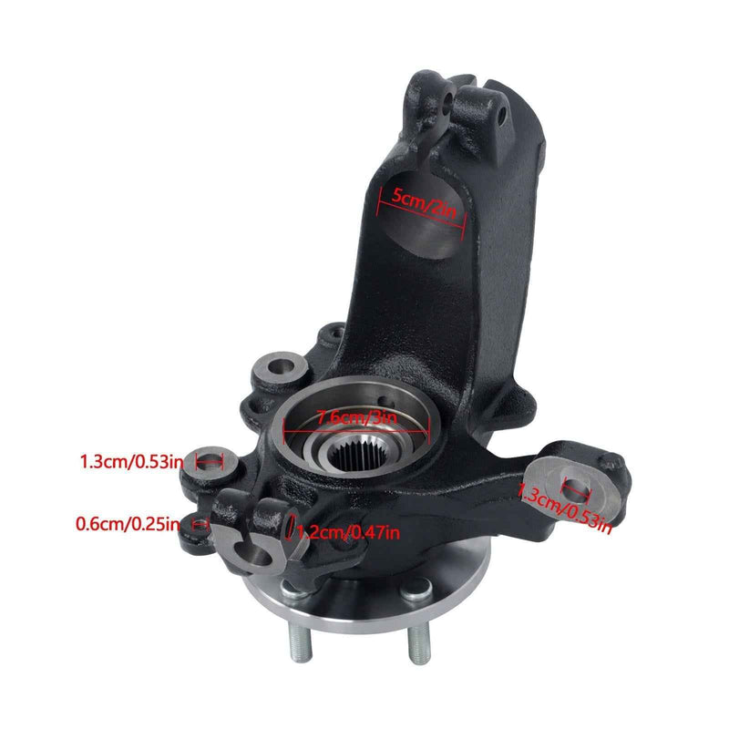DURAFORCE For Ford Focus Front RH Steering Knuckle and Wheel Hub Bearing Assembly 686-352