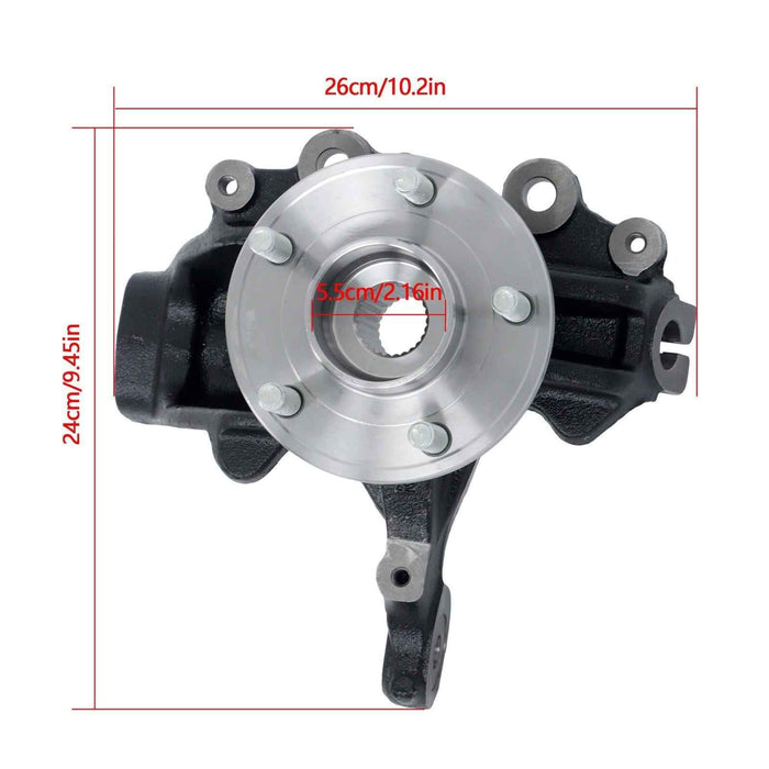 DURAFORCE For Ford Focus Front RH Steering Knuckle and Wheel Hub Bearing Assembly 686-352