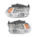 DURAFORCE Halogen Headlights Assy For Dodge Ram 1500 2500 3500 2009-2018 Pair LH&RH Clear