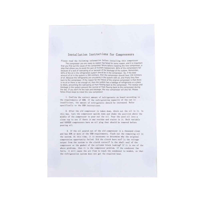 DURAFORCE A/C Compressor+Clutch For Chevrolet Suburban GMC Yukon Cadillac 2000-08 15-21127