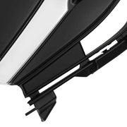 DURAFORCE Front Upper Grill Black W/Chrome Molding Trim Grille For Honda Odyssey 2011-2013
