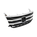 DURAFORCE Front Upper Grill Black W/Chrome Molding Trim Grille For Honda Odyssey 2011-2013