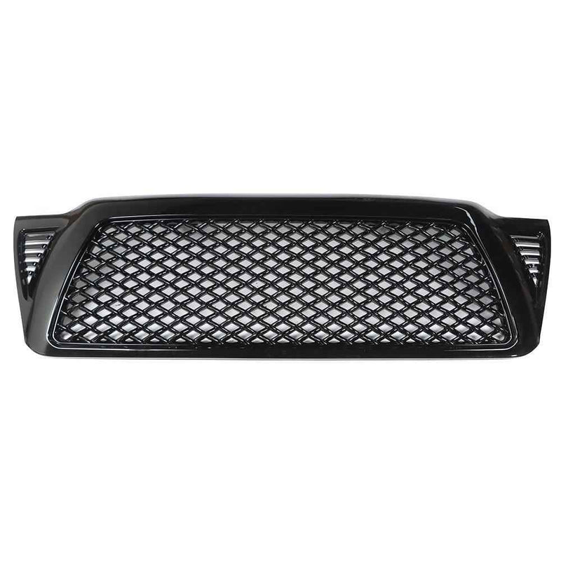 DURAFORCE Front Bumper Upper Hood Grille Honeycomb Mesh Grill For Toyota Tacoma 2005-2011