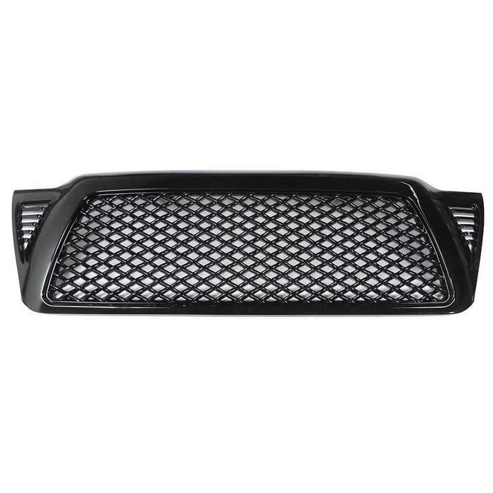DURAFORCE Front Bumper Upper Hood Grille Honeycomb Mesh Grill For Toyota Tacoma 2005-2011