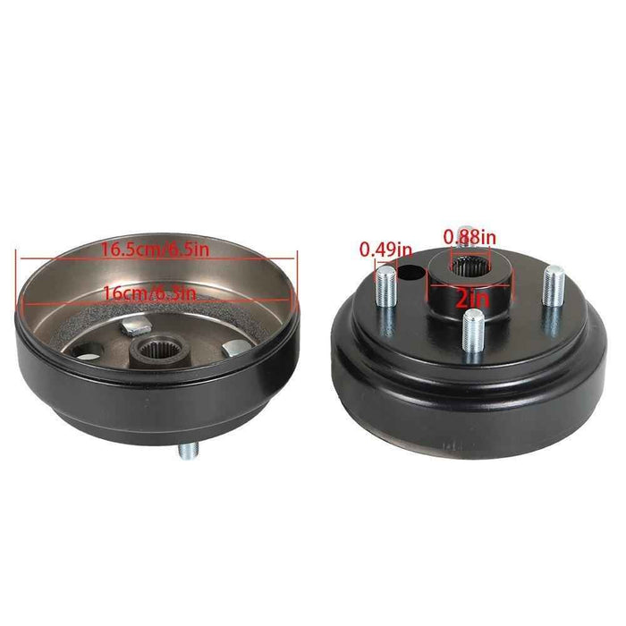DURAFORCE 2pcs 30 Teeth Gas 4 Cycle For EZGO 1991+ Rear Wheel Brake Hub Drum RXV Golf Cart