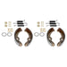 DURAFORCE Rear Brake Hub Drums Brake Shoe Spring Kit For EZGO TXT 1996-UP Electric