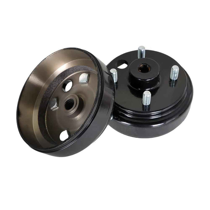 DURAFORCE Rear Brake Hub Drums Brake Shoe Spring Kit For EZGO TXT 1996-UP Electric