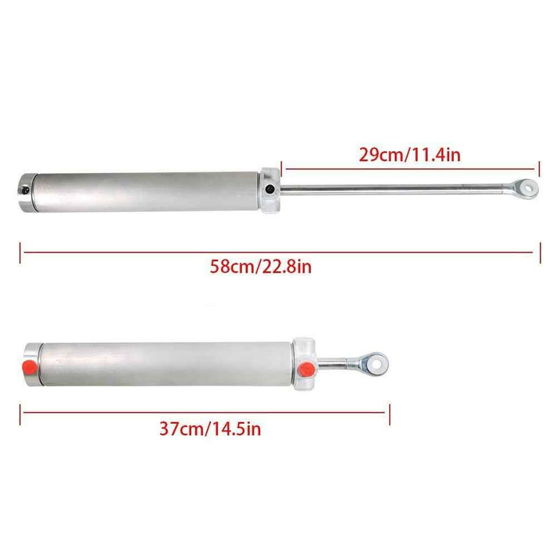 DURAFORCE 2x Convertible Top Hydraulic Cylinder for Chrysler Sebring 1996-2006 Convertible