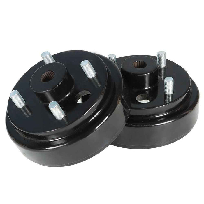 DURAFORCE 2× Rear Wheel Brake Hub Drum For EZGO Electric Gas 2 Cycle Golf Cart 1982-1993