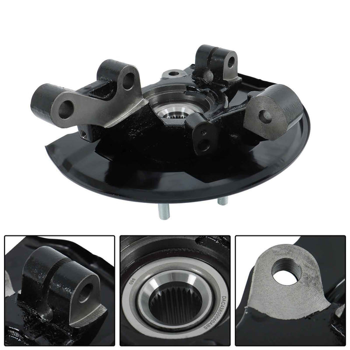 DURAFORCE Front LH Steering Knuckle & Hub Bearing Assy For Mitsubishi Outlander 2007-2018