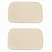 DURAFORCE 2 PCS White Seat Back Assembly For Club Car DS Golf Cart 1979-1999 Models