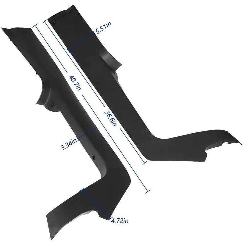 DURAFORCE For Club Car Floormat Retainer Side Panel Set Precedent Tempo Onward 2004-2015