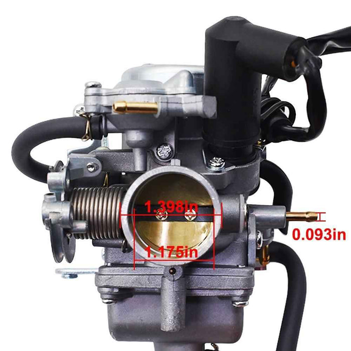 DURAFORCE Carburetor 16100-KS4-759 For Honda Helix CN250 1986-2008 Elite CH250 1985-1988