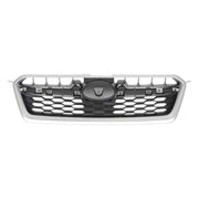 DURAFORCE For Subaru Impreza 12 13-2016 Front Upper Bumper Grill Chrome/Black Mesh Grille