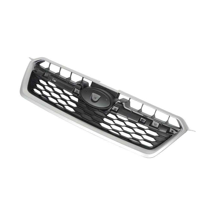 DURAFORCE For Subaru Impreza 12 13-2016 Front Upper Bumper Grill Chrome/Black Mesh Grille