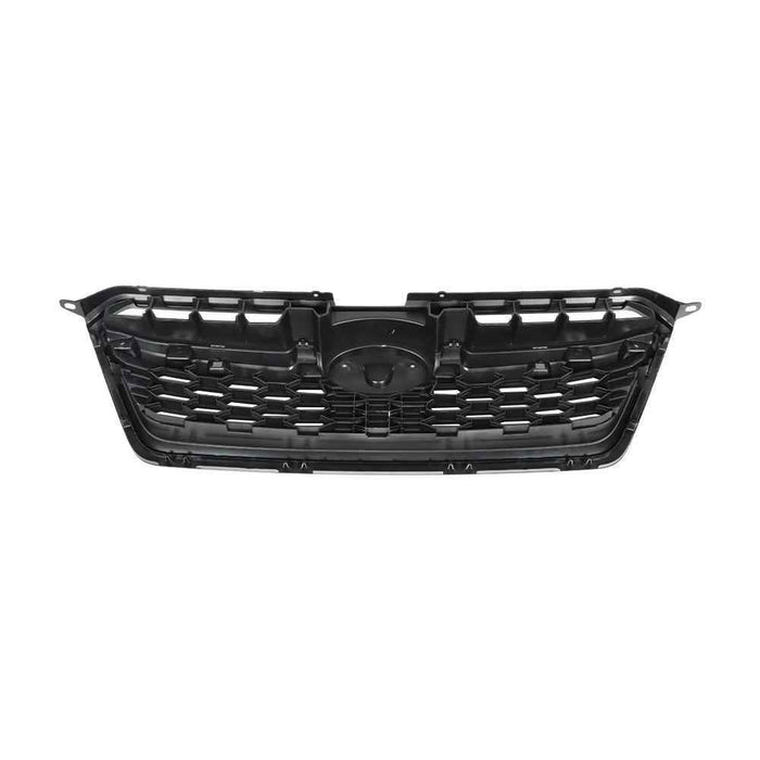 DURAFORCE For Subaru Impreza 12 13-2016 Front Upper Bumper Grill Chrome/Black Mesh Grille