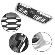 DURAFORCE For Subaru Impreza 12 13-2016 Front Upper Bumper Grill Chrome/Black Mesh Grille