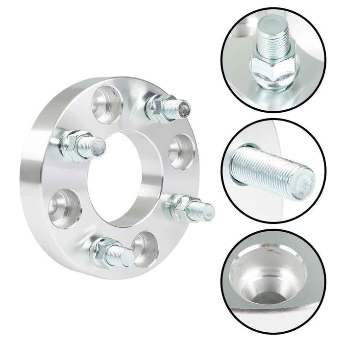 DURAFORCE 1" 4x4 4x101.6mm Wheel Spacers 1/2"x20 Studs For EZ GO Club Car Golf Cart ×2