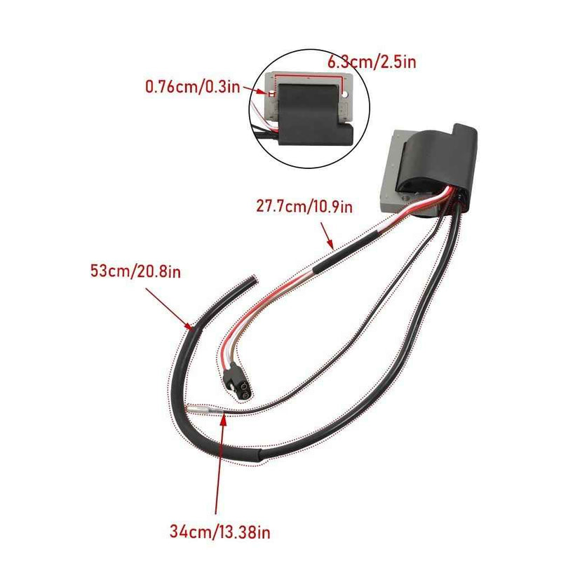 DURAFORCE For Club Car DS 1984-1989 341cc Golf Cart Models Ignition Coil 12520 11095