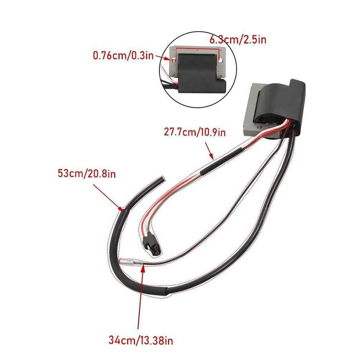 DURAFORCE For Club Car DS 1984-1989 341cc Golf Cart Models Ignition Coil 12520 11095