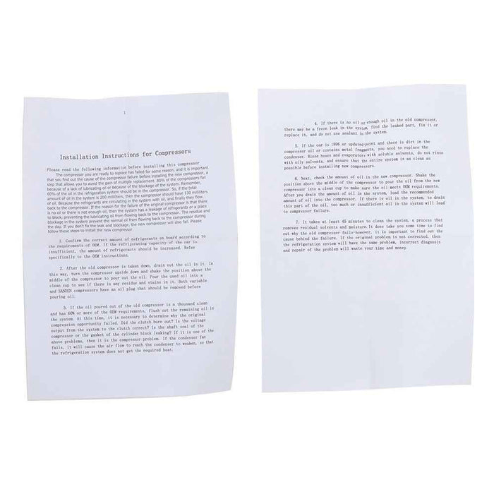 DURAFORCE CO 10886C AC A/C Compressor W/Clutch For Nissan Altima Sentra 2008 2009-2012