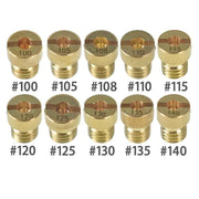 DURAFORCE 10pcs Carburetor Main Jet Kit For PWK OKO CVK 100 105 108 110 115……140