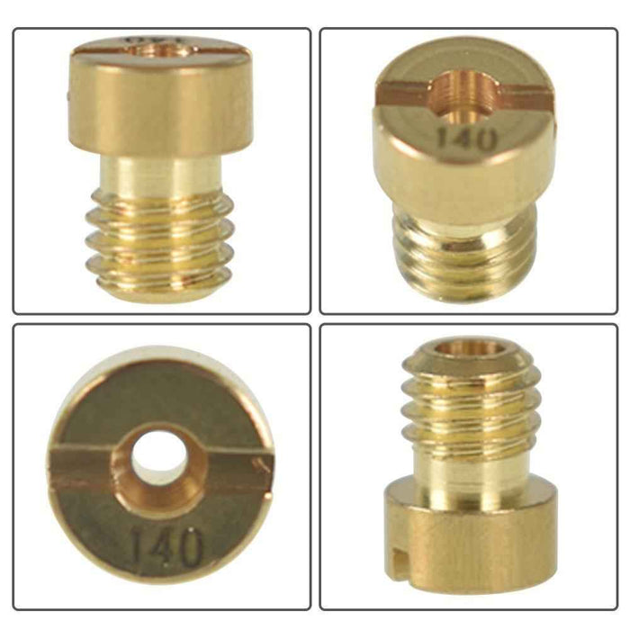 DURAFORCE 10pcs Carburetor Main Jet Kit For PWK OKO CVK 100 105 108 110 115……140