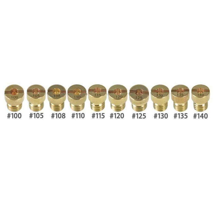 DURAFORCE 10pcs Carburetor Main Jet Kit For PWK OKO CVK 100 105 108 110 115……140