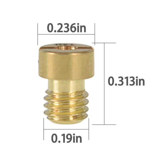 DURAFORCE 10pcs Carburetor Main Jet Kit For PWK OKO CVK 100 105 108 110 115……140