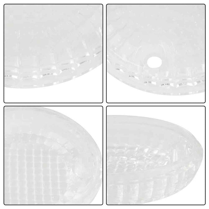 DURAFORCE Flasher light Lens Turn Signal Indicators For Yamaha XVS950C Bolt ABS 2014-2017