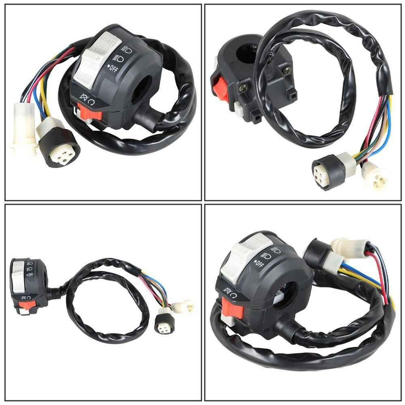 DURAFORCE For Yamaha Moto 4 Warrior 350 YFM250 350 Left Handlebar Kill Light Switch