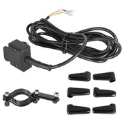 DURAFORCE NEW ATV 12V Handle Bar Control Switch & Mounting Bracket Winch Rocker Thumb
