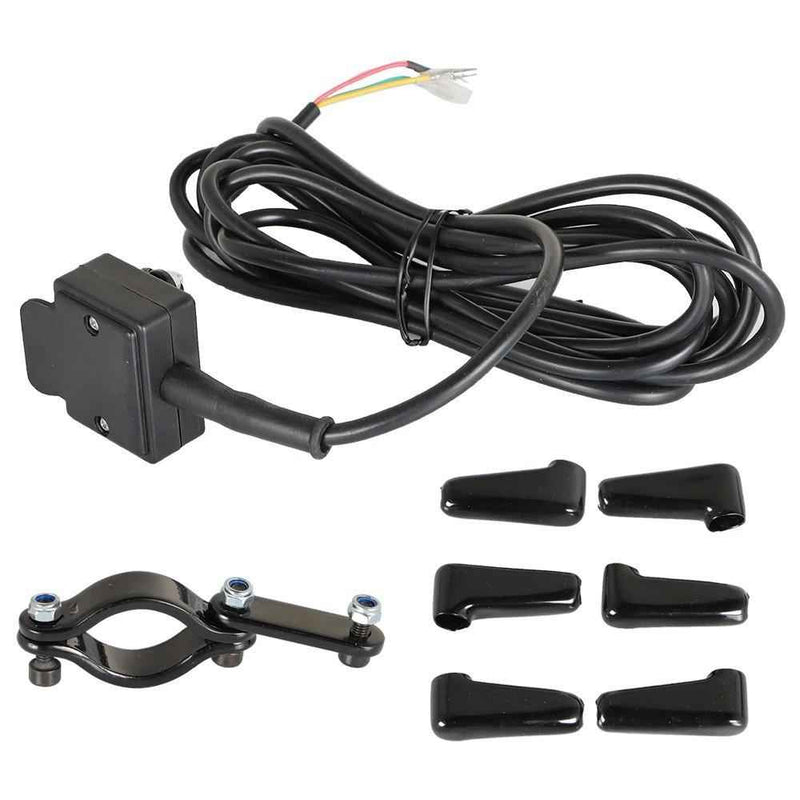 DURAFORCE NEW ATV 12V Handle Bar Control Switch & Mounting Bracket Winch Rocker Thumb
