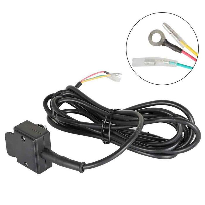 DURAFORCE NEW ATV 12V Handle Bar Control Switch & Mounting Bracket Winch Rocker Thumb