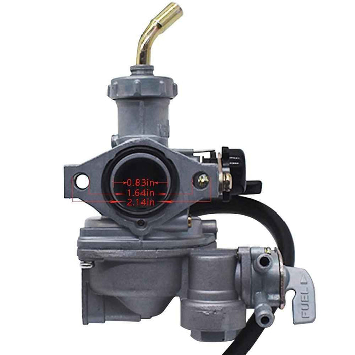 DURAFORCE Carb Carburetor & Throttle Cable Fit For Honda ATV 90 110 125 TRX125