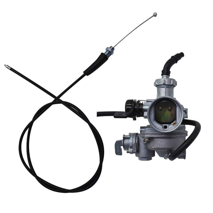 DURAFORCE Carb Carburetor & Throttle Cable Fit For Honda ATV 90 110 125 TRX125
