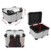 DURAFORCE Rear Top Case Luggage Tour Tail Tool Box Lock 55L Motorcycle Aluminum Trunk