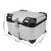 DURAFORCE Rear Top Case Luggage Tour Tail Tool Box Lock 55L Motorcycle Aluminum Trunk