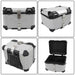DURAFORCE Rear Top Case Luggage Tour Tail Tool Box Lock 55L Motorcycle Aluminum Trunk