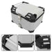 DURAFORCE Rear Top Case Luggage Tour Tail Tool Box Lock 55L Motorcycle Aluminum Trunk