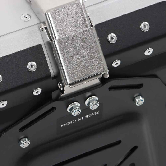 DURAFORCE Rear Top Case Luggage Tour Tail Tool Box Lock 55L Motorcycle Aluminum Trunk