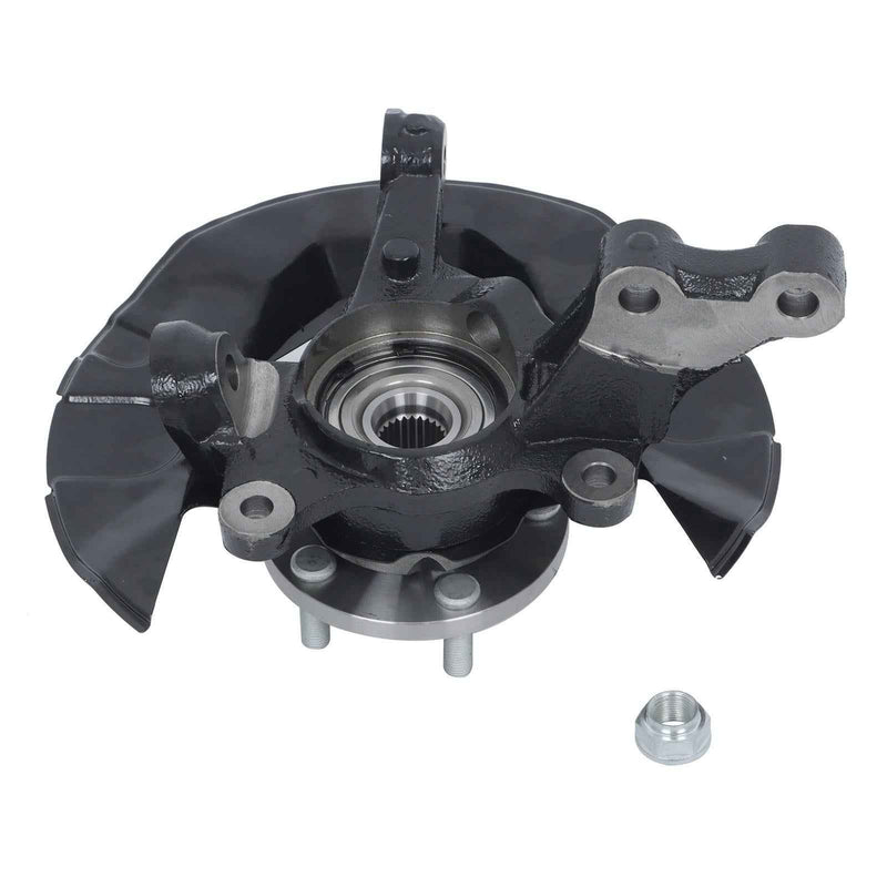 DURAFORCE Front Driver Side Steering Knuckle & Wheel Hub Bearing For Toyota Corolla 03-05