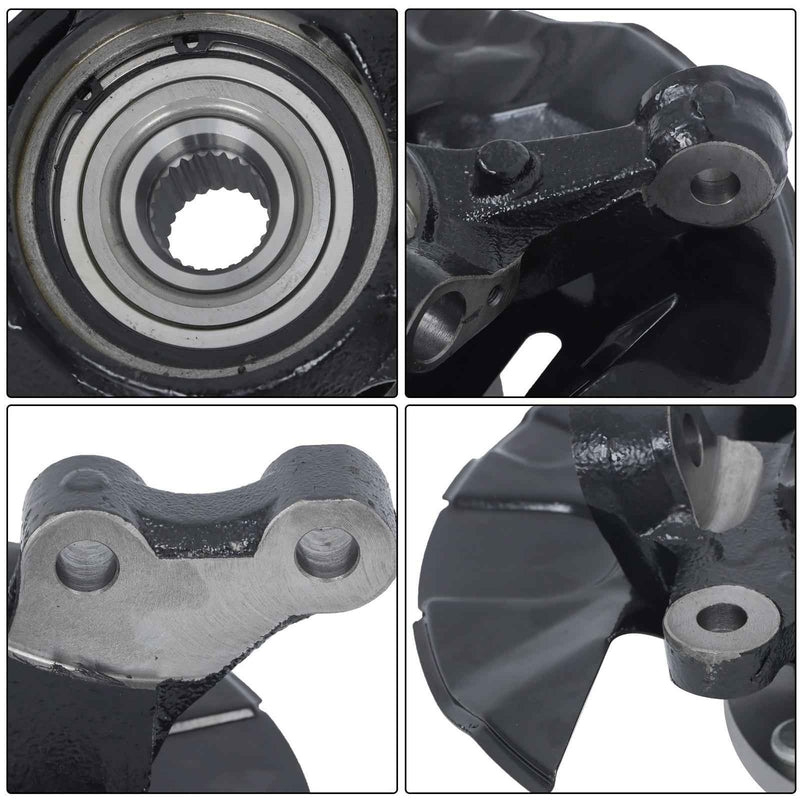 DURAFORCE Front Driver Side Steering Knuckle & Wheel Hub Bearing For Toyota Corolla 03-05