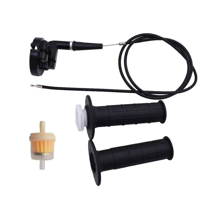 DURAFORCE Handle Grip Bar Throttle Cable & Carburetor TTR125 TTR125E TTR125LE For Yamaha