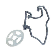 DURAFORCE T8F 54T Rear Drive Chain With Chain Sprocket For Mini Bike ATV Quad Go Kart