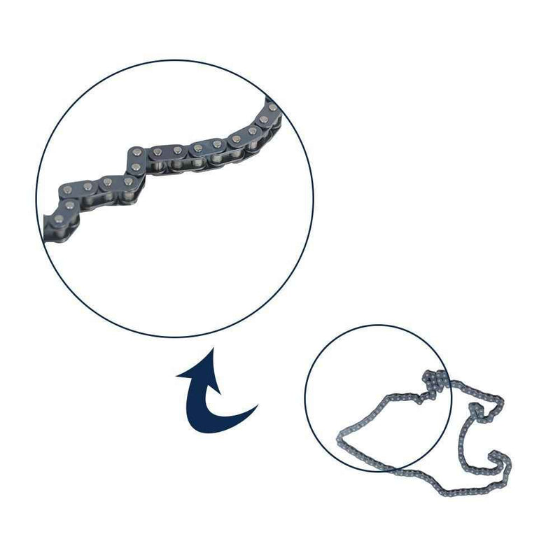 DURAFORCE T8F 54T Rear Drive Chain With Chain Sprocket For Mini Bike ATV Quad Go Kart