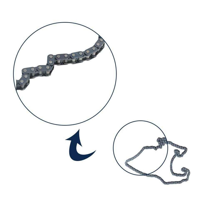 DURAFORCE T8F 54T Rear Drive Chain With Chain Sprocket For Mini Bike ATV Quad Go Kart New