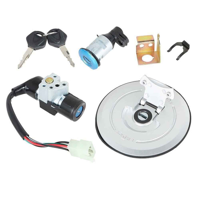 DURAFORCE Fuel Gas Cap For Honda 2014-2015 Grom 125 MSX125 Ignition Switch Seat Lock Key